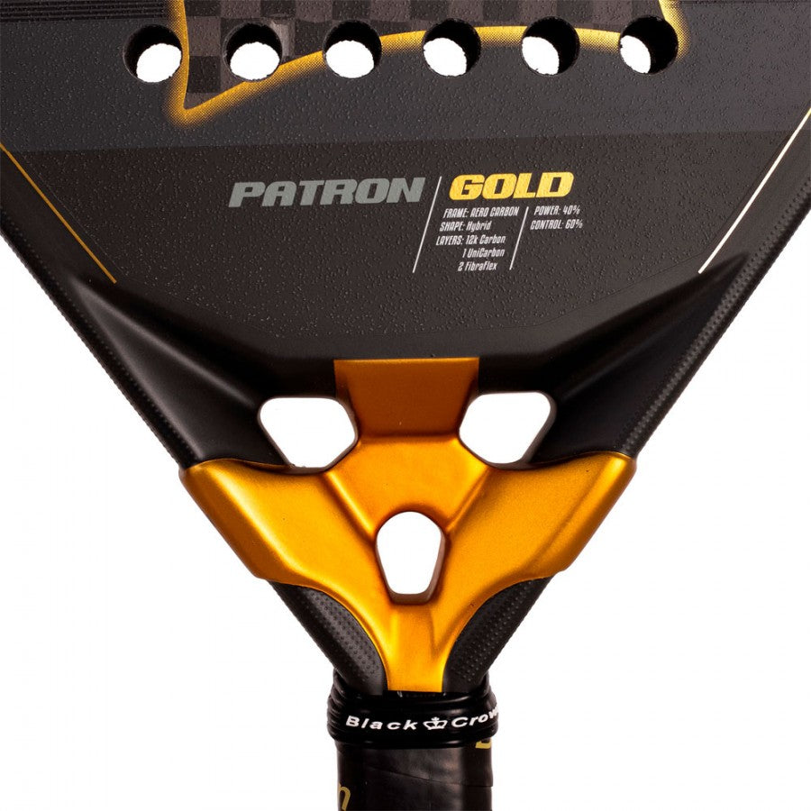 Racheta padel Black Crown PATRON GOLD 2025