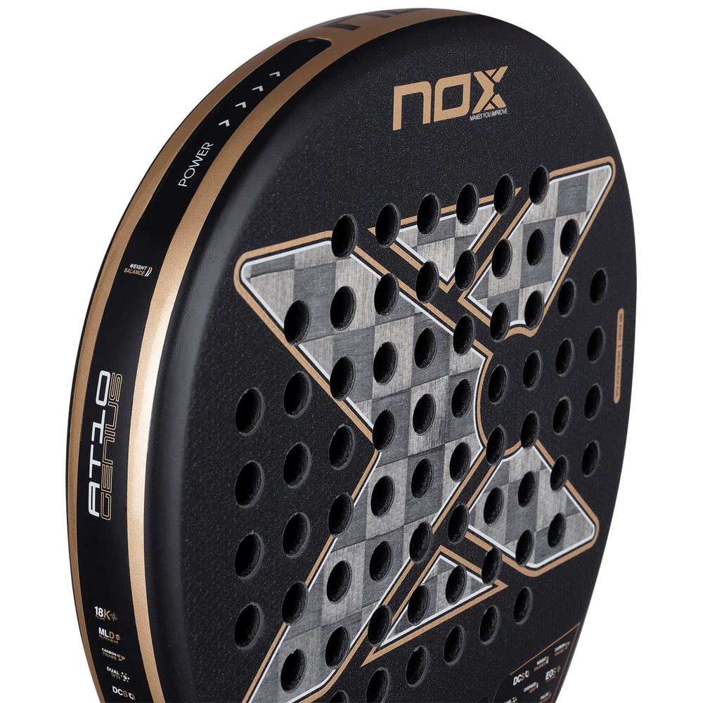 Racheta padel Nox AT10 GENIUS 18K Alum 2026