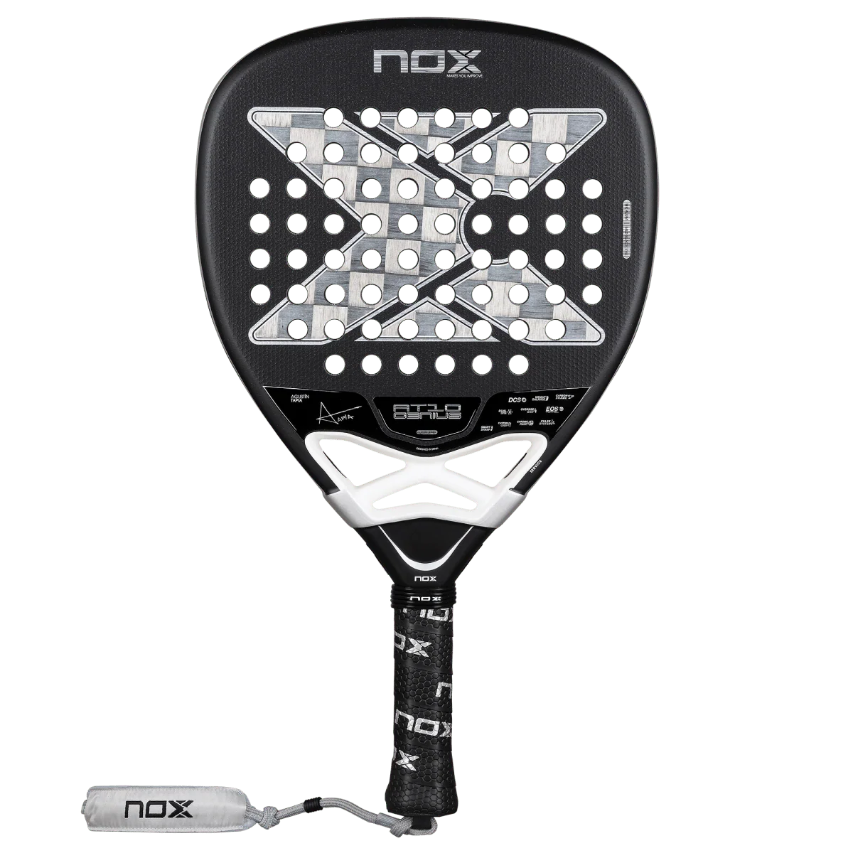 Racheta padel Nox AT10 GENIUS ATTACK 18K Alum 2026