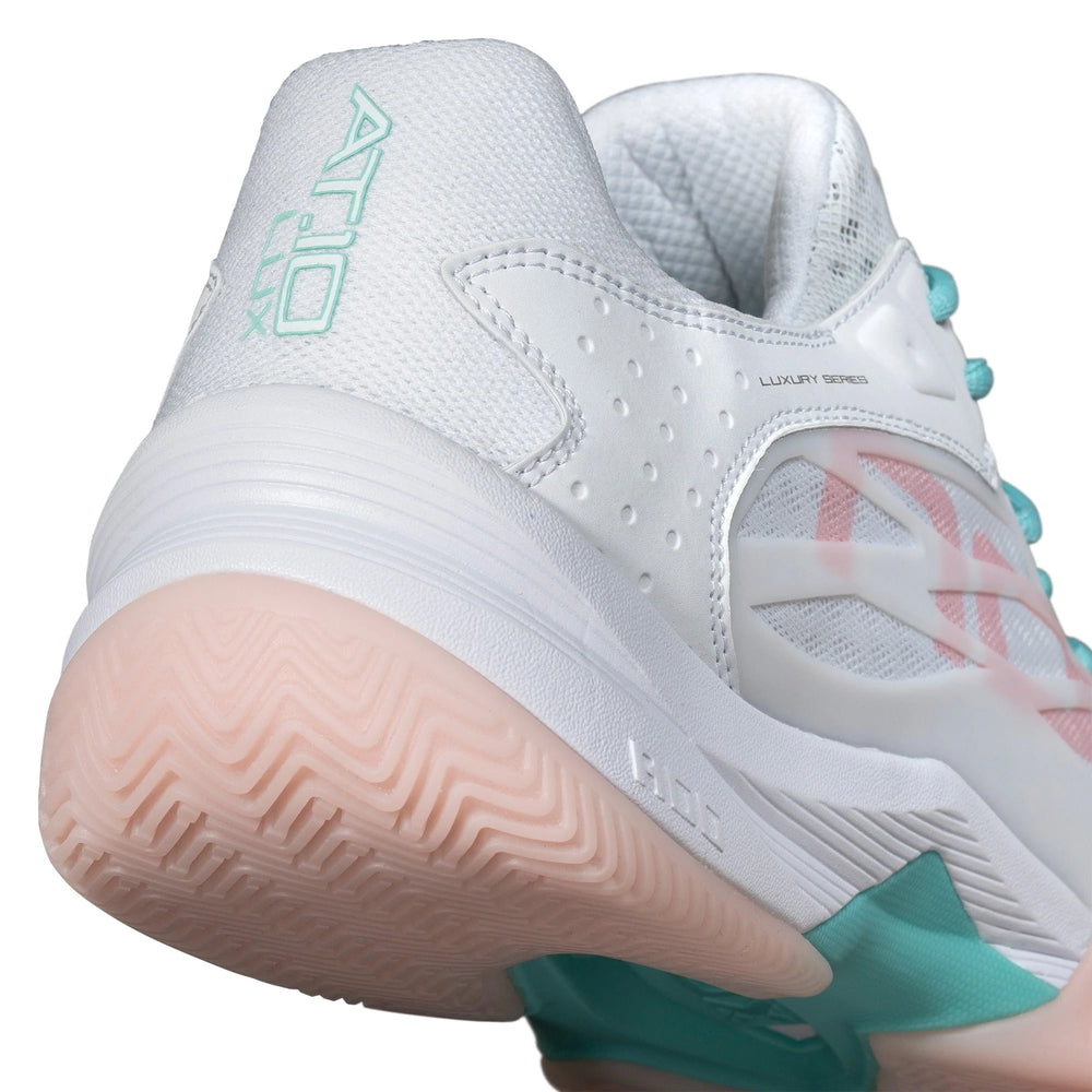 Pantofi padel Nox AT10 LUX  White/Potpurri