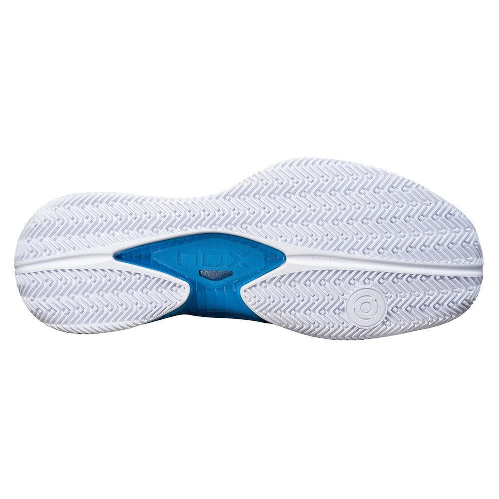 Pantofi padel  Nox NERBO  White/Swedish Blue